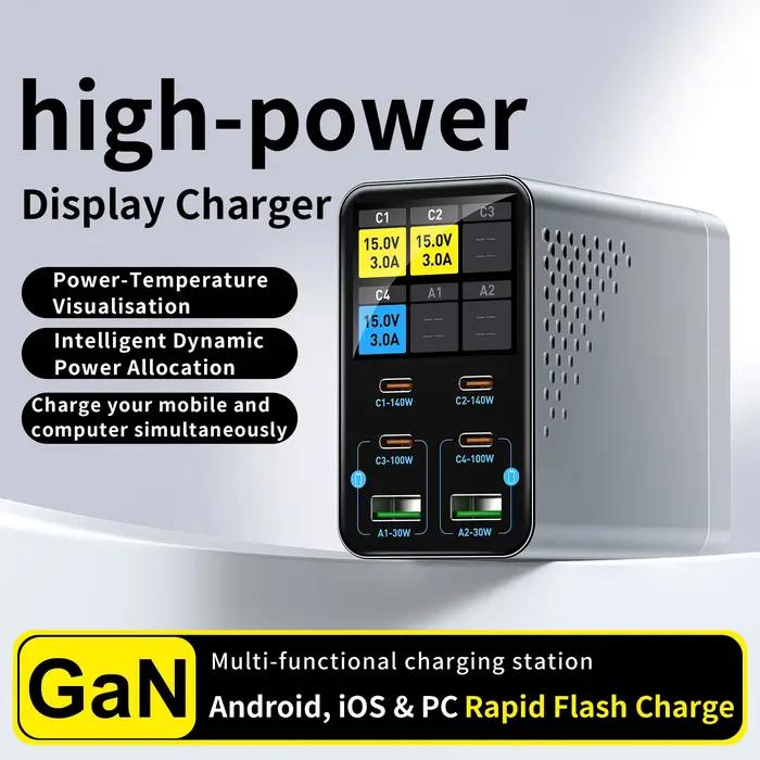 Nouveau chargeur multiport intelligent GaN 140W