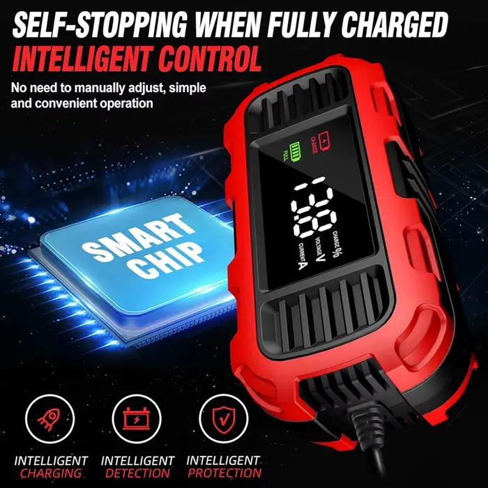 Chargeur de batterie de voiture 12V 2A