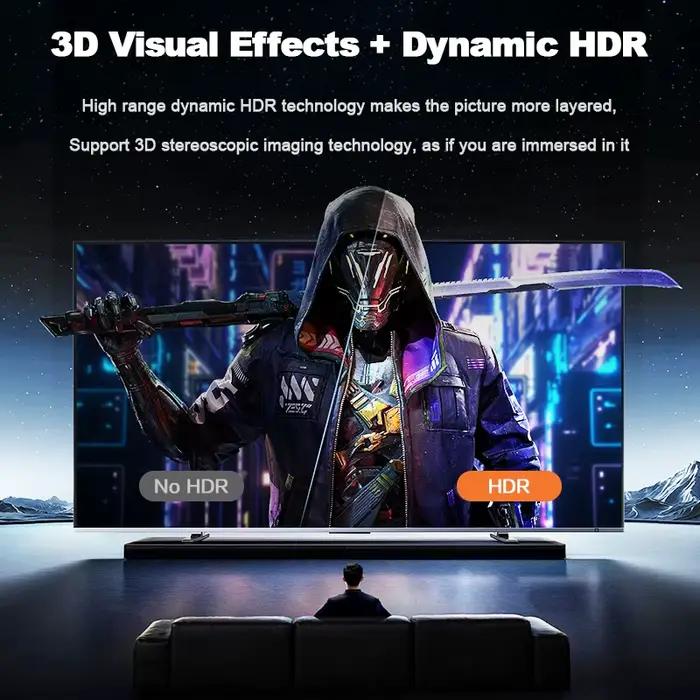 Câble USB-C vers DisplayPort 2.1 16K@60Hz 8K@120Hz