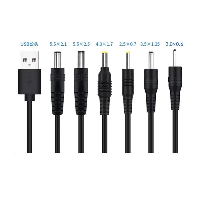 Adaptateur USB 5V DC Multiconnecteurs pour Bureau Voyage Compatible avec Appareils Electroniques Occasions Speciales