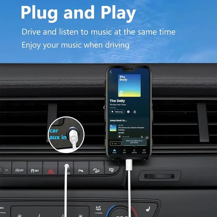 Câble de prise auxiliaire audio USB C vers 3.5mm