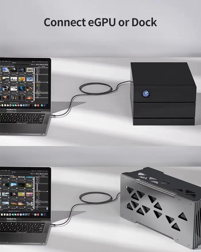 Câble Thunderbolt 4, câble USB-C vers USB C