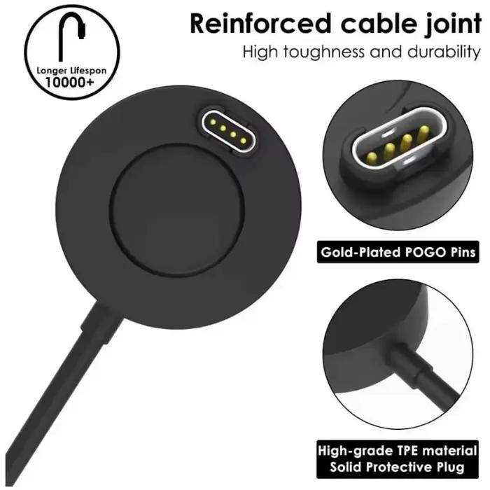 Station de chargement USB pour Garmin Vivoactive 3 4 4s/Fenix 5 5s 5X 6 6S 6X/Venu 2 2S Sq