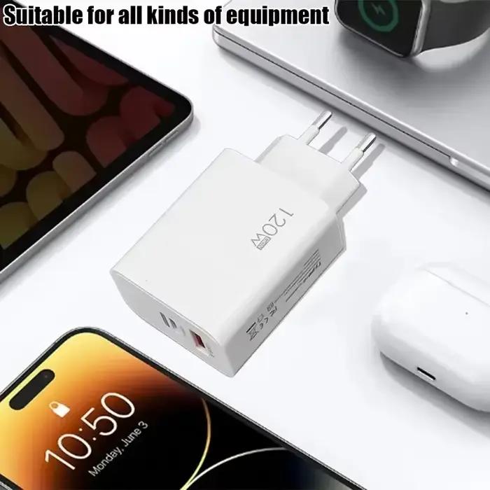 Chargeur Turbo Rapide 120W Xiaomi 13 12 11 Ultra Compatible EU US UK Blanc Bleu Gris Foncé Adaptateur Mural Sécurité Durabilité Recharge Rapide Occasions Spéciales