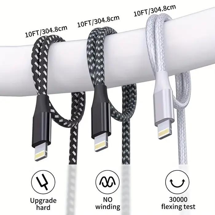Câble Lightning tressé en nylon LAIHONEN