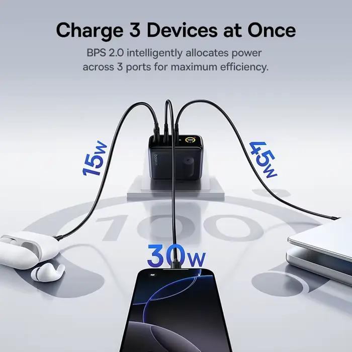 Chargeur rapide Baseus 100W pour iPhone 17 16