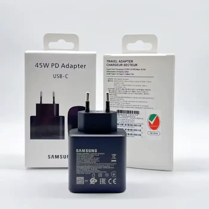 SAMSUNG – chargeur d'origine A56 C55 F56 45W