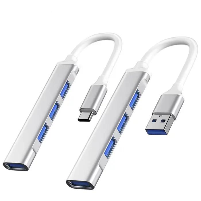 USB C HUB 3.0 Type C 3.1 4 ports multi-répartiteur adaptateur OTG pour Xiaomi Lenovo Macbook Pro 13 15 Air Pro PC accessoires informatiques