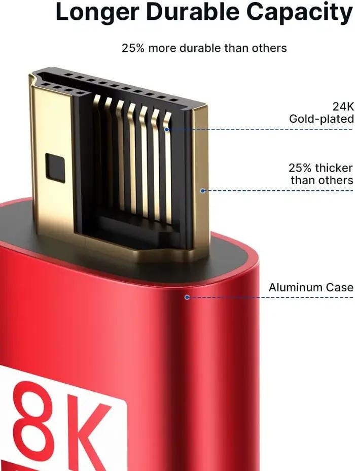CYANMI 10K 8K 4K Câble HDMI 2.1 5m