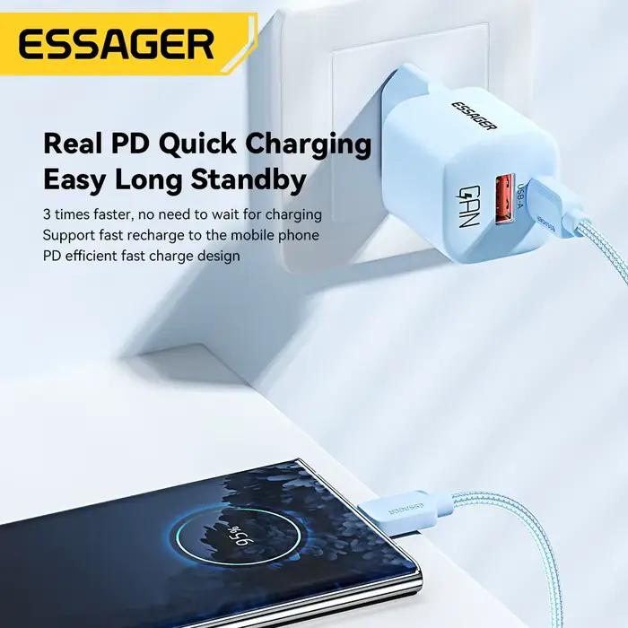 Chargeur rapide USB Type C 20W GaN pour iPhone 14 13 12 11 Pro Max Mini iPad Compatible voyages occasions spéciales