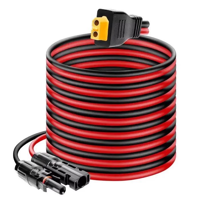 Câble adaptateur panneau solaire 6m 3m 12AWG vers XT60 pour générateur