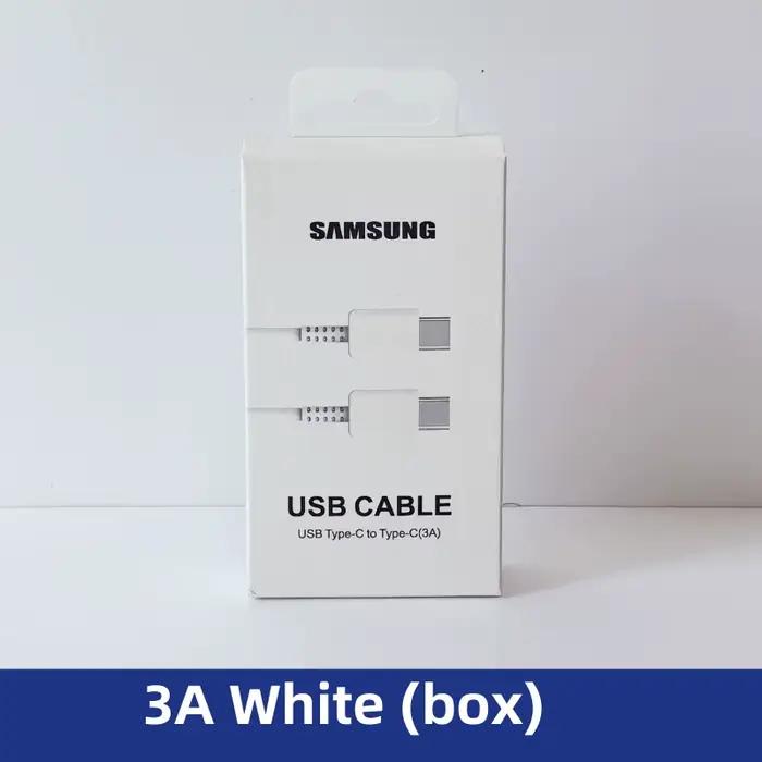 Samsung 3A câble Type C Original Pd Usb C 25w charge Super rapide pour Galaxy S23 S22 5G S21 Plus S20 A71 onglet S7 S8
