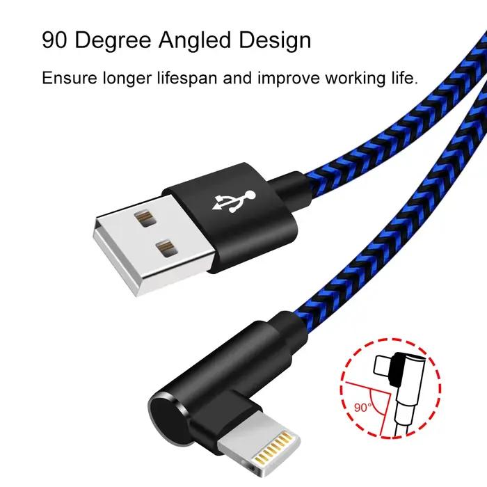 Câble USB A vers Lightning certifié MFi pour iPhone 13 14 Pro 11 12 Mini XS Max XR X 7 8 Plus 3m rapide et sécurisé recharge et synchronisation données occasions spéciales