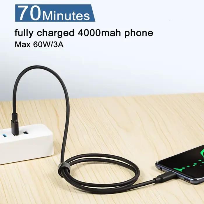 Câble USB-C Gen2 3.2, transmission rapide 10 Gbit/s
