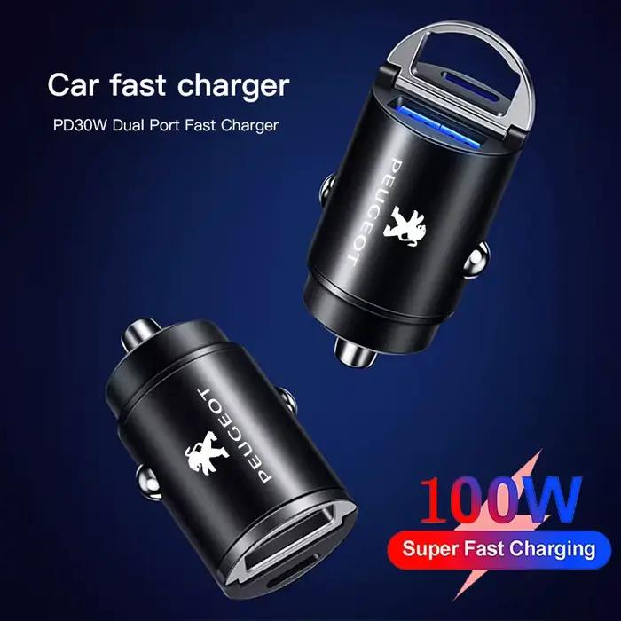 Mini chargeur de voiture 100W