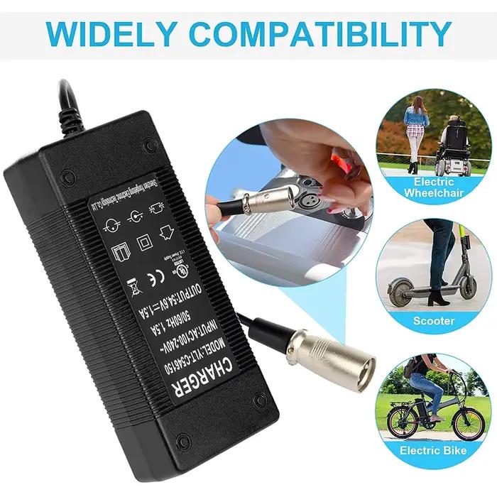 Chargeur XLR 54, 6 V 2 A pour Hoverboard Électrique