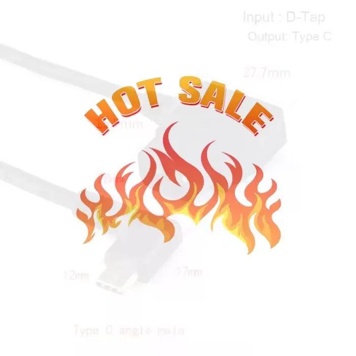 Câble d'alimentation D-Tap vers sortie Type-C pour batterie V-Mount