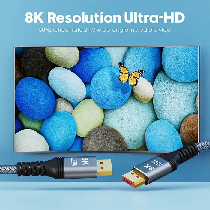 Câble Displayport 1.4 8K 60Hz Mini