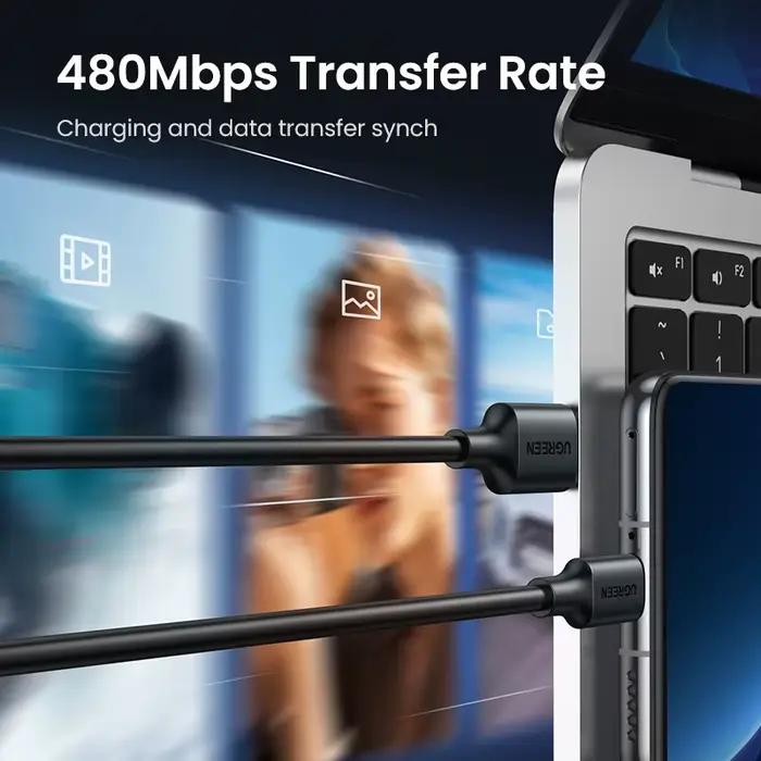 Câble USB Type-C 3A pour Recharge Rapide et Transfert de Données