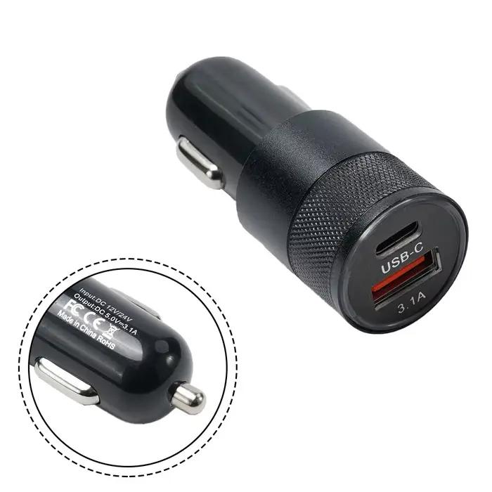 1pc 66W USB chargeur de voiture Charge rapide 3.0 USB Type C