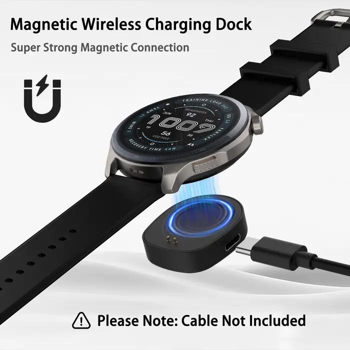 Convertisseur de chargeur sans fil pour Amazfit Balance 2/ Balance/T-Rex 3/Helio