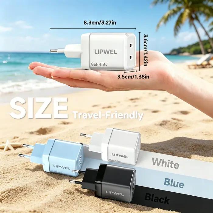 [Prise EU] Chargeur GaN 45W