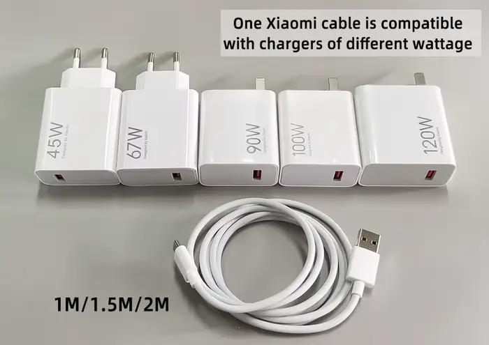 Câble Type C Original XIAOMI Redmi 120W 6A