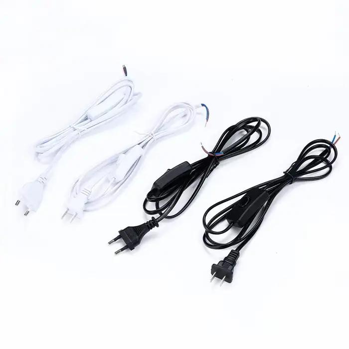Câble d'alimentation AC 220V avec Interrupteur Prise US EU 1.8m Pour Appareils Electroménagers Occasions Spéciales