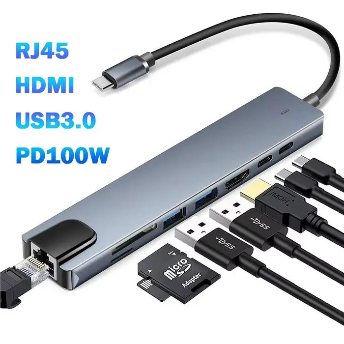 USB 3.0 Type C HUB USB C Station d'accueil vers HDMI 4K 30HZ