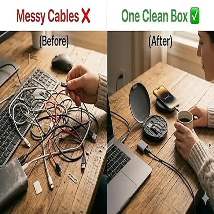 Kit adaptateur de charge multi-USB 60W Type C vers C