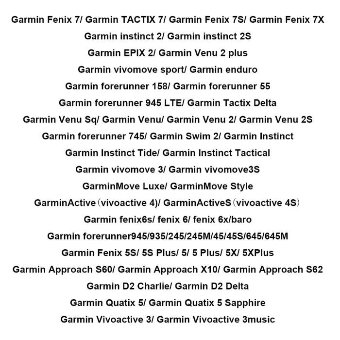 Câble de chargeur de montre de Type C pour Garmin Venu 2 plus/Fenix 8 7X 6S 6X 5S 5X Plus