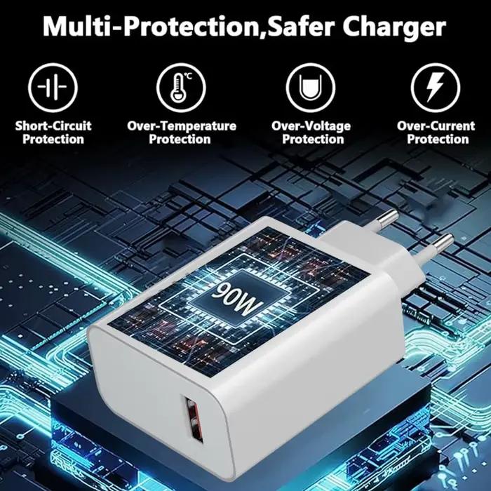 Chargeur Xiaomi 90W Original Charge rapide USB