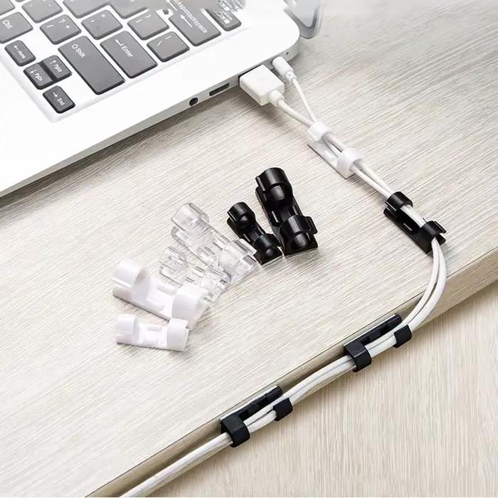 Clips de câbles adhésifs