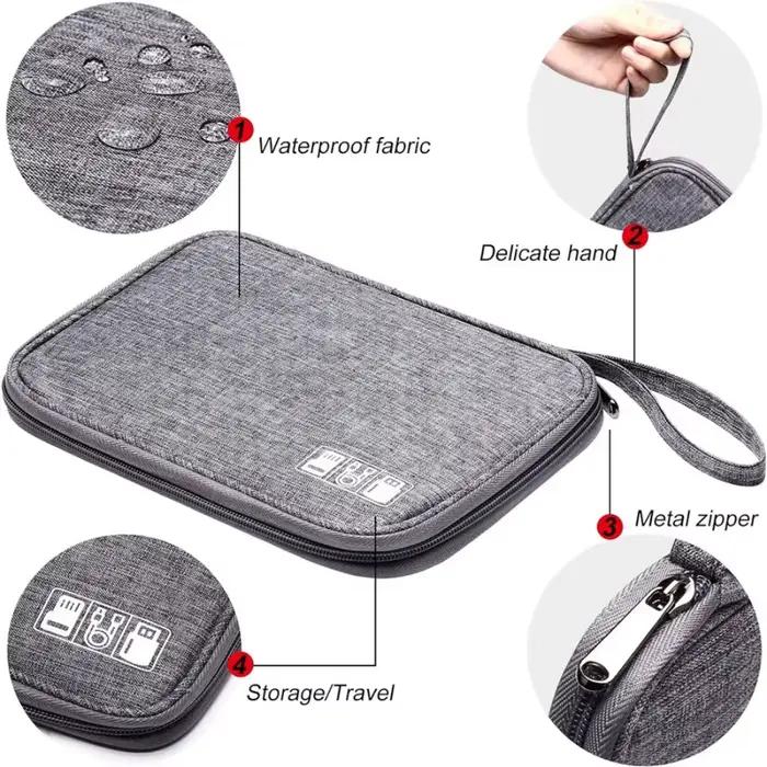 NNBILI – sac de rangement pour câbles USB