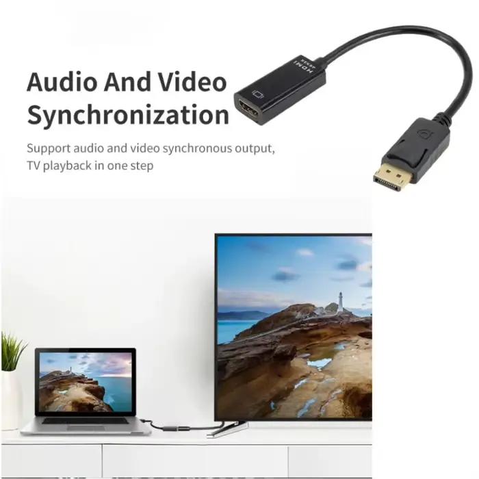 Adaptateur convertisseur DP vers HDMI 4K 1080P mâle vers femelle