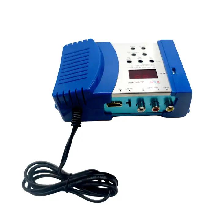 Modulateur AV HD 1 Canal Vers Analogique HDMI Vers RF CVBS Adapté Aux Normes TV PAL NTSC SECAM Pour Occasions Spéciales Hôtel Câble