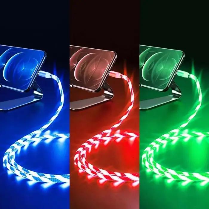 Câble LED lumineux 3A