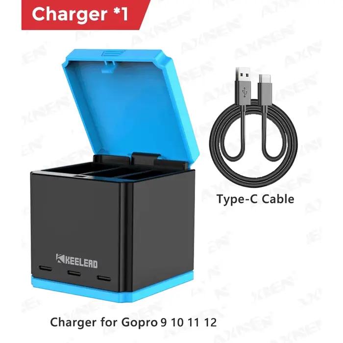 Chargeur de batterie portable pour GoPro Hero12 11 10 8 5