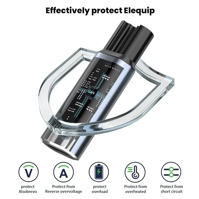 LISI 15V HQ8505 type-c adaptateur de rasoir convertisseur de charge pour Philips Norelco One Blade Pro QP6510 QP6520 QP6530 tondeuse à barbe