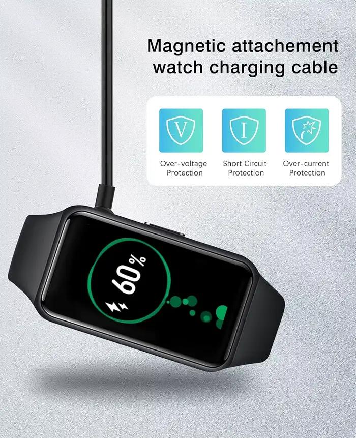 Câble de chargement pour montre connectée Huawei Band 8/7/6, pour Huawei Watch Fit/Fit 2/Fit Mini, pour Huawei 4X, pour Honor Watch ES/Band 6