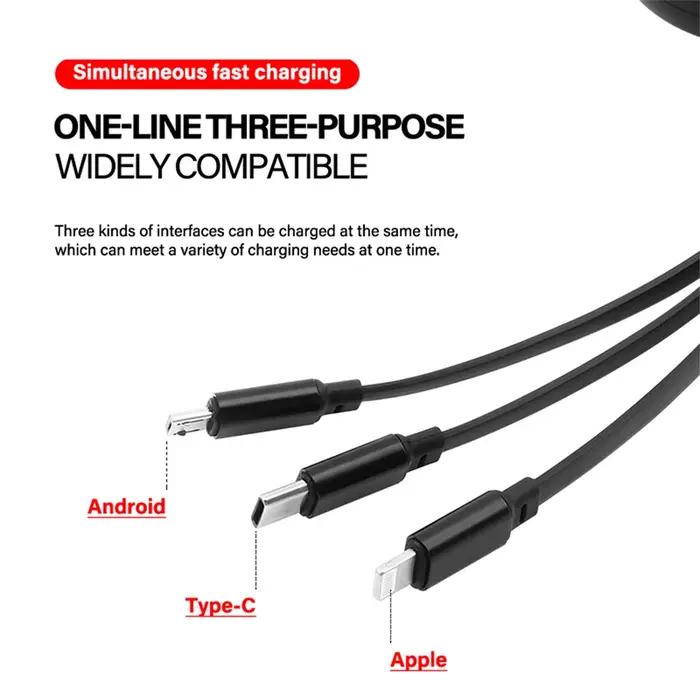 Câble de charge rapide USB type-c pour voiture