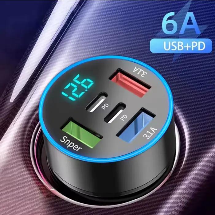 Chargeur de voiture 250W 5 Ports PD QC3.0
