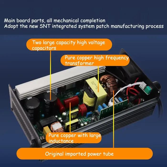 Chargeur de batterie lithium 12V 24V avec réglage de tension et courant pour batteries lithium-ion lifepo4 et plomb acide camping-car voiture électrique chariot élévateur