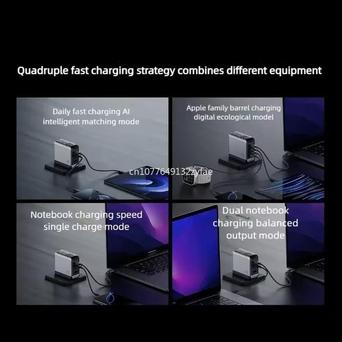 CUKTECH 10 GaN Super Chargeur Ultra AD 1204U Chargeur USB-C Charge rapide Écran tactile Contrôle de température sécurisé Nouveau
