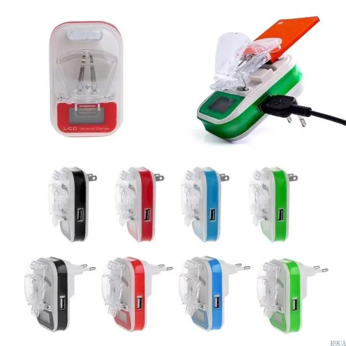 R9UA Universal Battery Eu / US Prig Adaptateur pour les téléphones portables pour recharge des batteries
