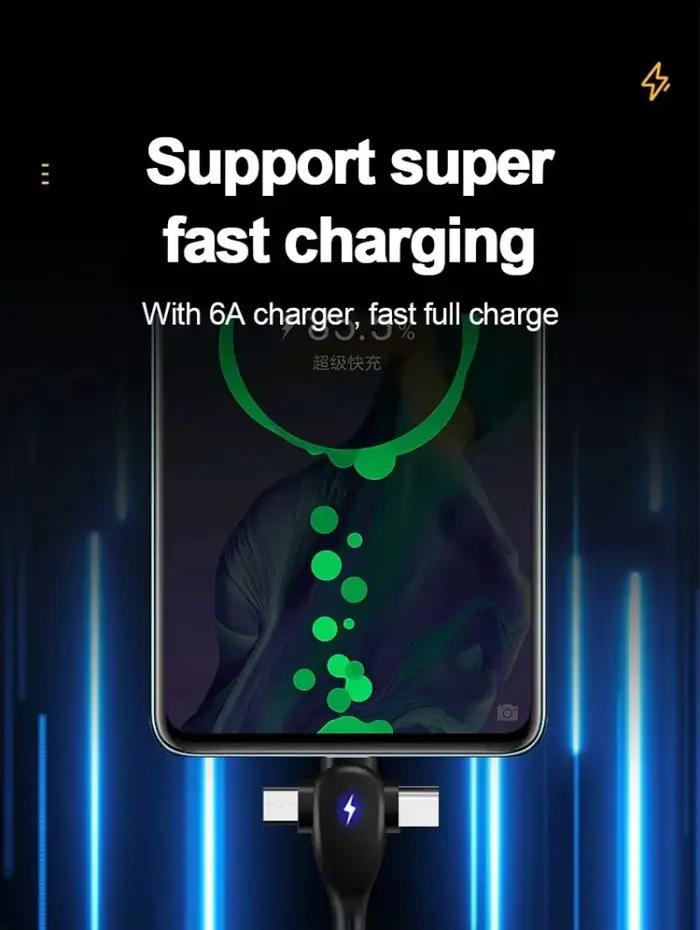 Câble de charge USB à ressort télescopique