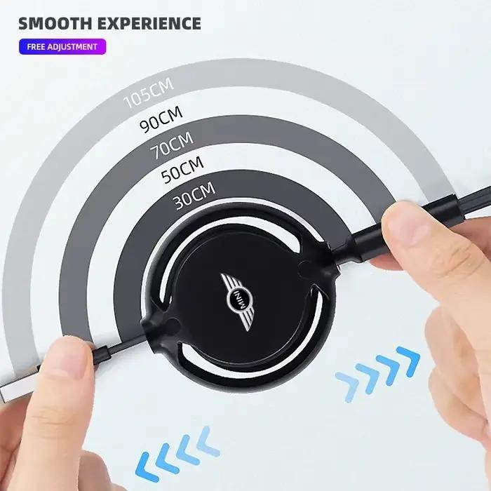 Câble de charge rapide rétractable 3 en 1