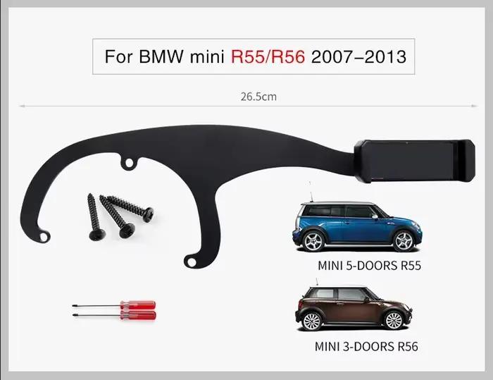 Support de téléphone de charge sans fil pour BMW MINI Cooper R55 R56 R58 R59 R60 R61