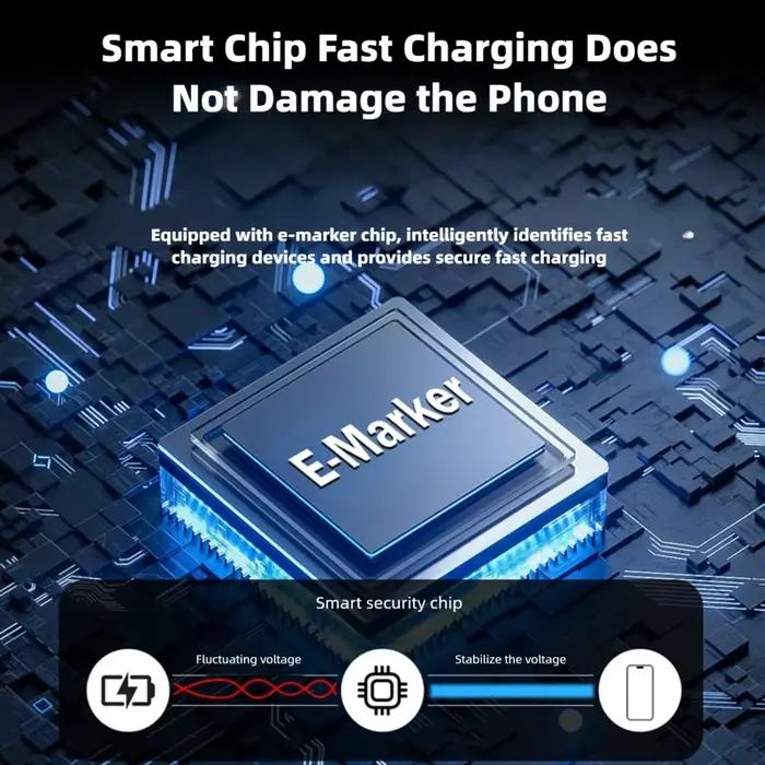 Câble de données de charge rapide Mobile 100W type-c