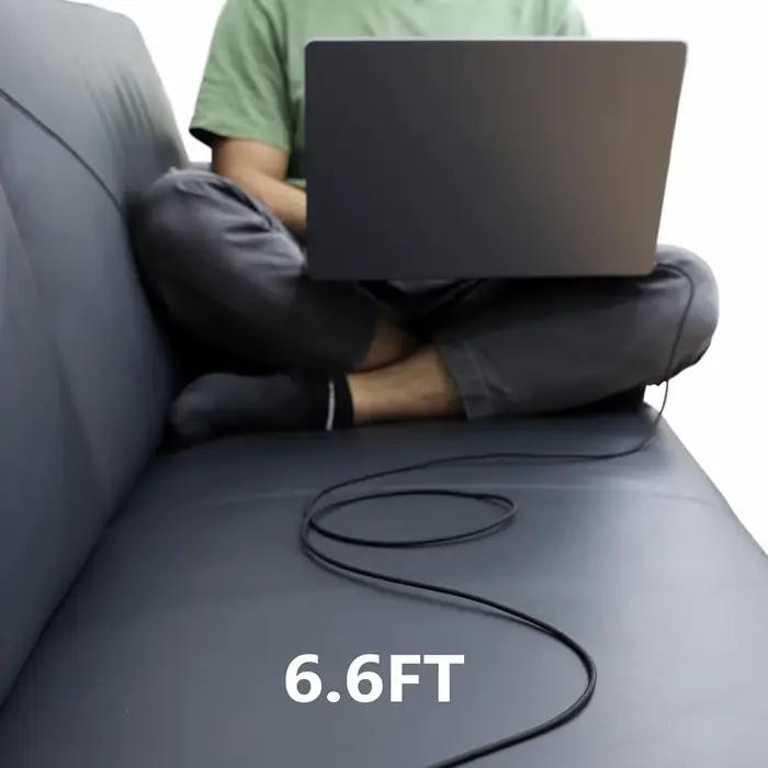 Câble de charge rapide magnétique 140W USB-C vers MagSafe 3 (2m/6